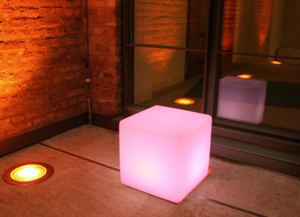 Moree Cube The Moree LED Cube is Designed to Set the Ambience Indoors and Outdoors