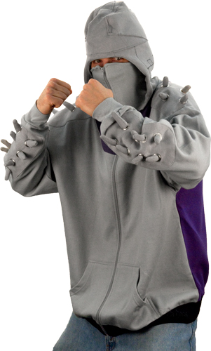 Teenage Mutant Ninja Turtles Shredder Costume Hoodie Be a Real Shredder With The New Teenage Mutant Ninja Turtles Hooded Sweatshirt