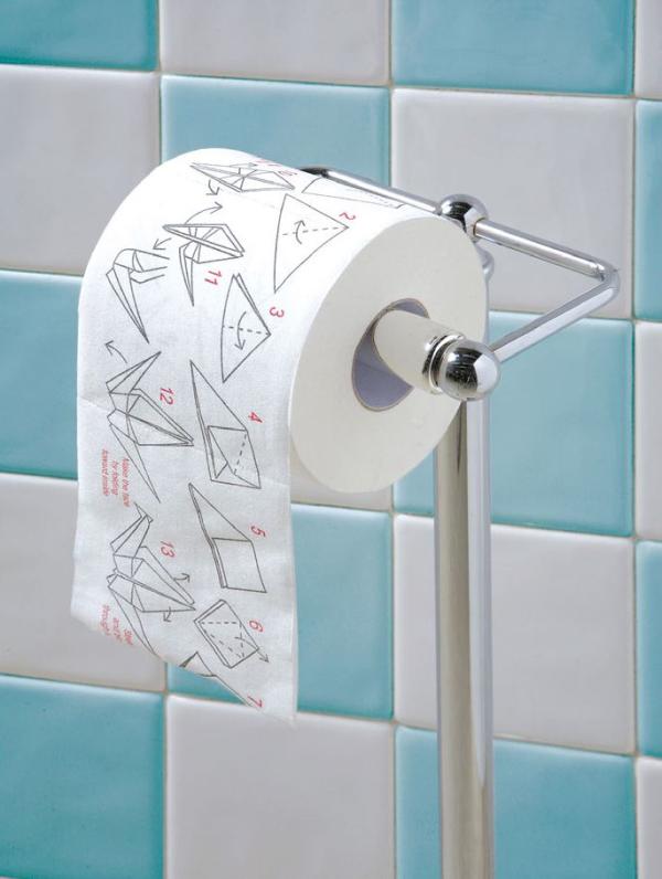 origami toilet paper The 15 Geekiest Toilet Paper Designs and Dispensers