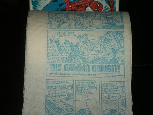 spiderman toilet paper