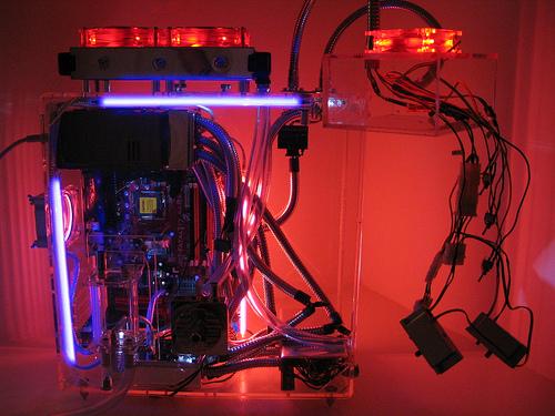1 early build 7 Orgasmatron Extreme PC Crazy and equally weird: Orgasmatron extreme PC modification project