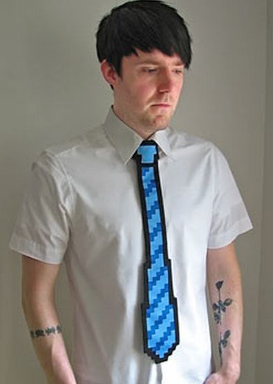 8bit tie 1 IT influences Clothing : The 8 bit Tie