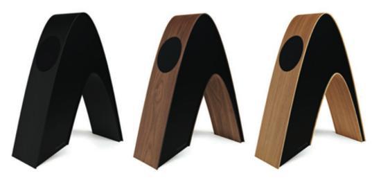 Acoustic Speakers Shaped Into Star Trek Logo Acoustic Speakers Shaped Into Star Trek Logo