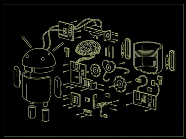 Android Exposed Right Onto an Exploded T shirt 21 Android Exploded T shirt Design