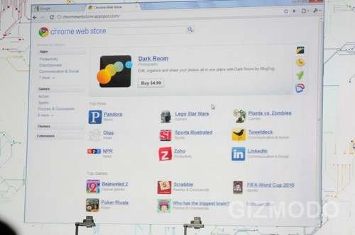 Chrome web store app page Google announces Chrome Web Store: Marketplace for Web Apps