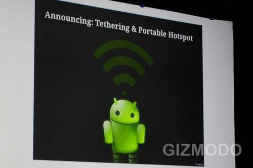 Froyo Tethering Android Version 2.2, the Froyo is here: Experience the power of an Android device.