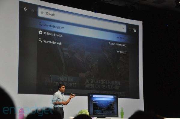 Gogole TV announcement Google TV will change the way you have been using your TV, literally!