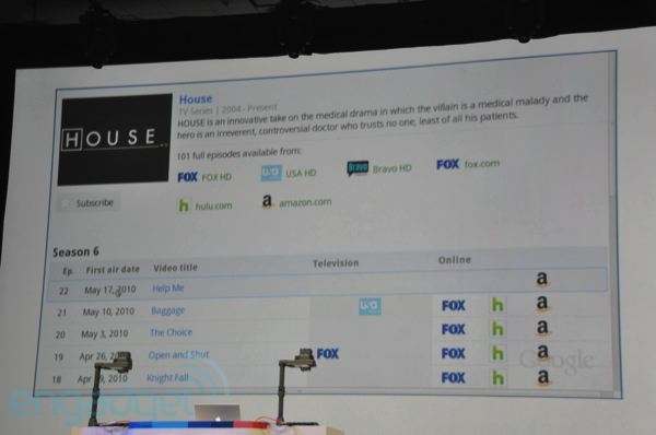 Google TV show details Google TV will change the way you have been using your TV, literally!