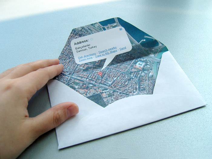 Map in Envelop 2 Map Envelope Helps in Locating Your Position