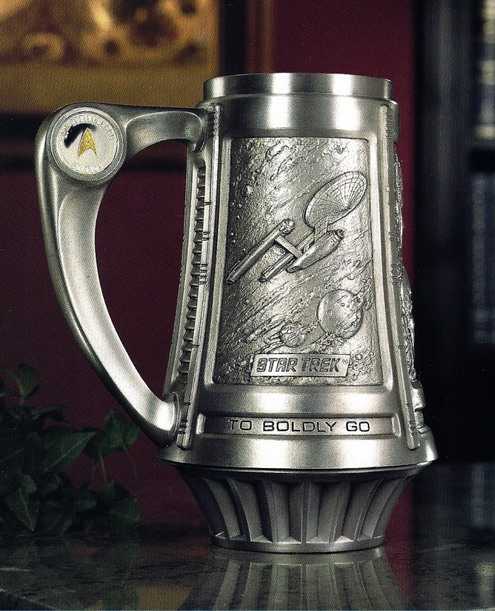Star Trek Pewter Mug Design Star Trek Pewter Mug Design Celebrates 25th Anniversary of Star Trek With Visual Symbolisms