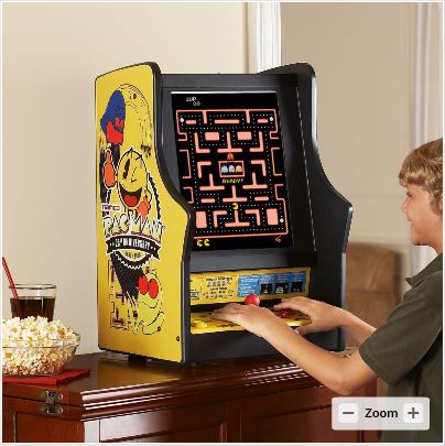 Table top pacman gaming console1 Honey Ive Shrunk The Pacman and Galaga Gaming Console!