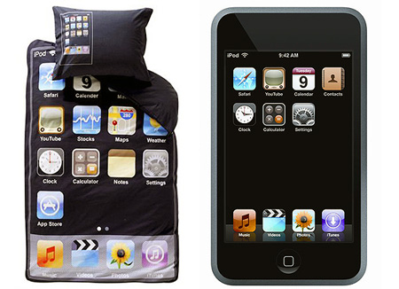 ipod bed sheets The iPod Touch Bed Sheets: Another iPod Fetish
