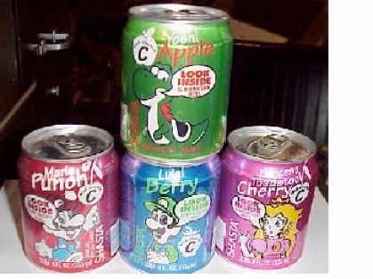 15 Video Game Themed Energy Drinks super mario bros soda 15 Video Game Themed Energy Drinks
