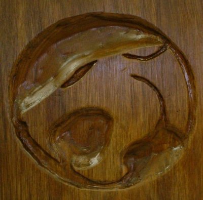 thundercatswoodcarving1 Thundercats are Loose in This Stained Glass Artwork and Wood Carving