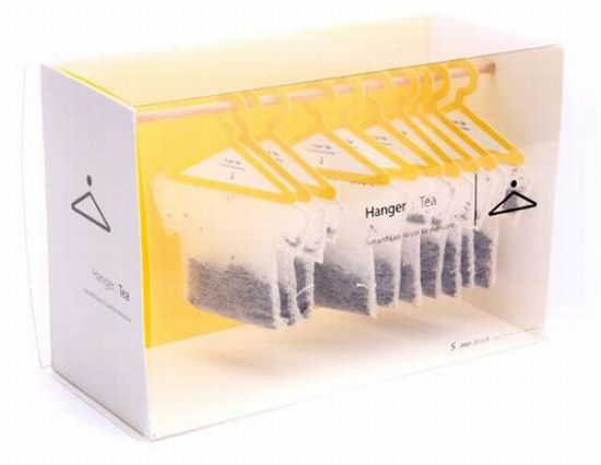 Getting the hang of it 1 Cute Hanger Shaped Tea Bags for Your Morning Tea
