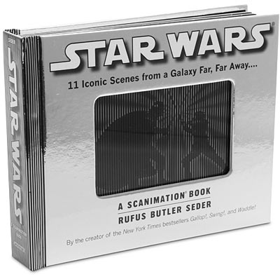 Scanimation Star Wars Book View Animated Scenes from Star Wars in Scanimation Star Wars book