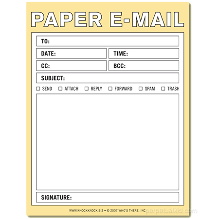 Tweet or E mail on Notepads in Your Very Own Handwriting 2 Tweet or E mail Notepads in Your Very Own Handwriting