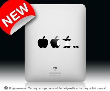 Who Ate My Mac Who Ate My Mac? Classy iPad Vinyl Sticker