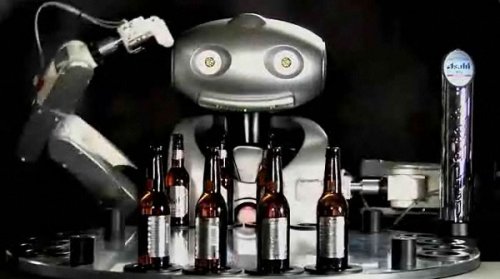 asahi beer robot image asahi beer robot image