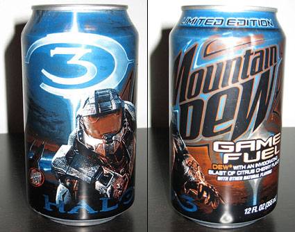 halo 3 energy drink 2 halo 3 energy drink 2 15 Video Game Themed Energy Drinks