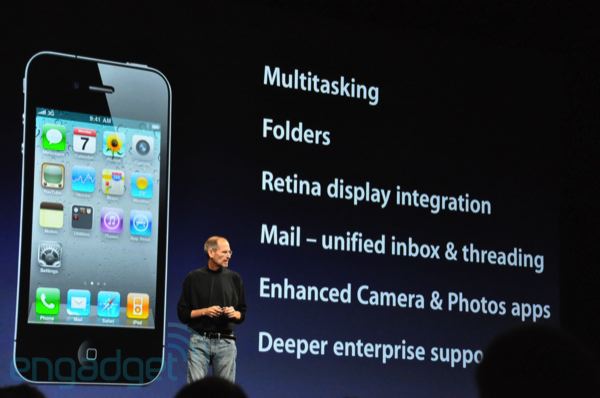 iPhone 4 birds eye vie of features
