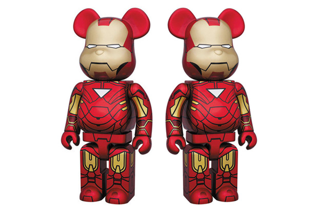 ironmanbearbricktoy The Iron Man 2 MK VI BearBrick Unleashes the Beast