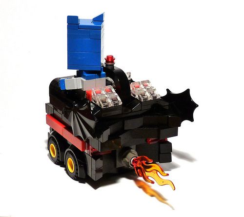 lego boxcar batmobile art lego boxcar batmobile art