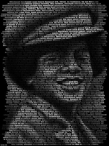 michael jackson text art image tribute 1 year michael jackson text art image tribute 1 year