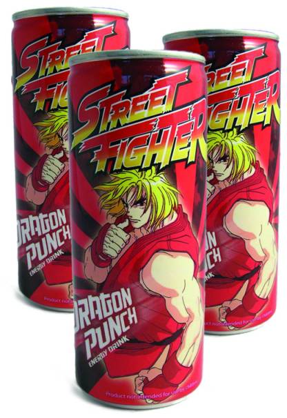 street fighter energy drink 2 street fighter energy drink 2 15 Video Game Themed Energy Drinks