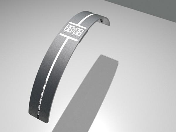 wrister e ink1 The Bracelet That Keeps Watch On Time!