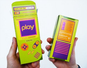 Condom packs Play it rough and safe with Nintendo Gameboy Condoms!