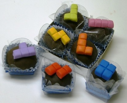 Pacman And Tetris Truffles Are Yummy For The Tummy 2 Pacman And Tetris Truffles Are Yummy For The Tummy!