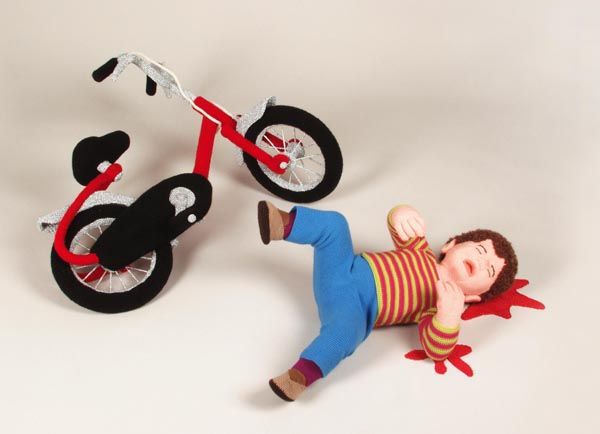 bicycle fall blood plush doll image 2 bicycle fall blood plush doll image 2