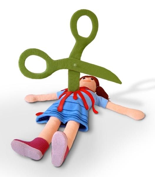 bloody plush doll scissors image bloody plush doll scissors image 19 Morbid and Bloody Plush Dolls