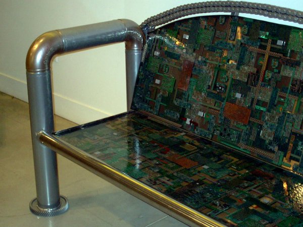 circuitboardbench1 Circuit Board Bench and Table are Shockingly Cool