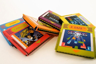 condom pakets1 Play it rough and safe with Nintendo Gameboy Condoms!