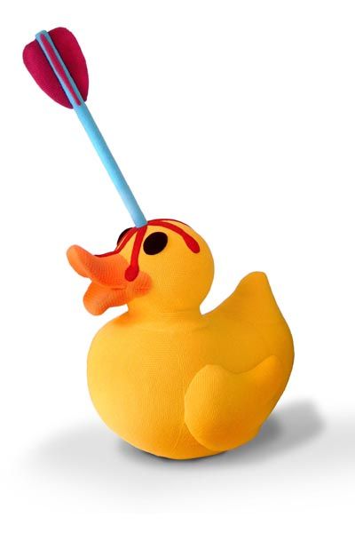 duck arrow in head plush doll image duck arrow in head plush doll image