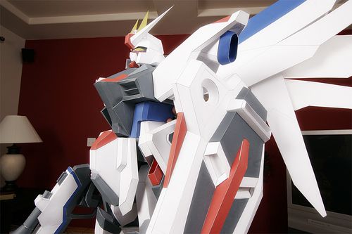 huge gundam papercraft model huge gundam papercraft model Freedom Gundam Rules The Galaxy...of Paper