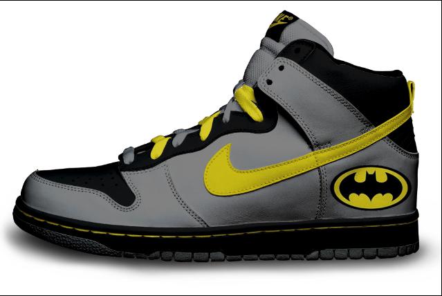Bat man show Batman and Robin Shoe Designs