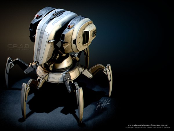 CRAB exterior C.R.A.B. Robotic System To Help Cops And Militia