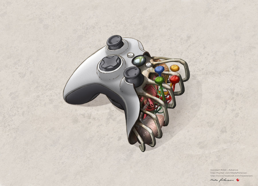 Control Life by Madspeitersen Gaming Controllers and Toaster Anatomy