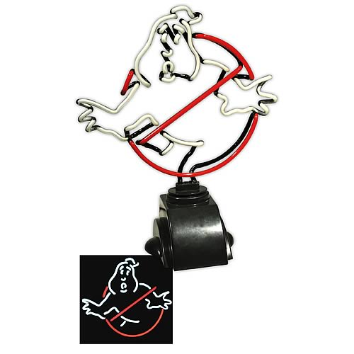 Ghostbusters neon sign1 Ghostbusters Logo Neon Sign – Start Busting Ghosts!