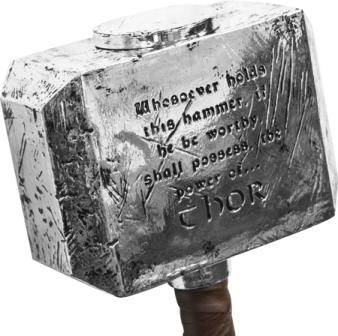 Thor hammer closeup Thor Hammer – Relive the 60s, Pay Tribute to The Mighty Thor!