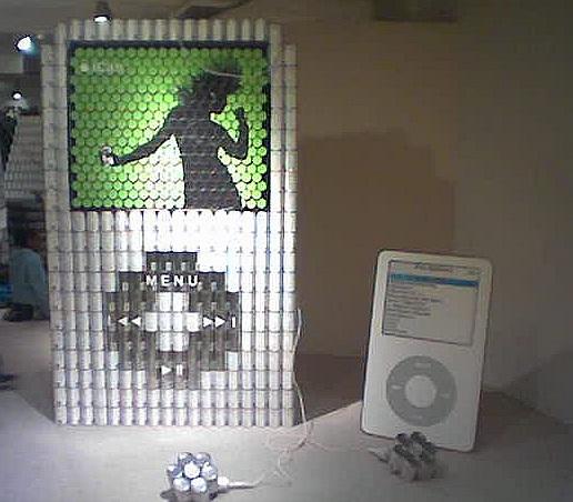 apple ipod canstruction artwork 1 apple ipod canstruction artwork 1