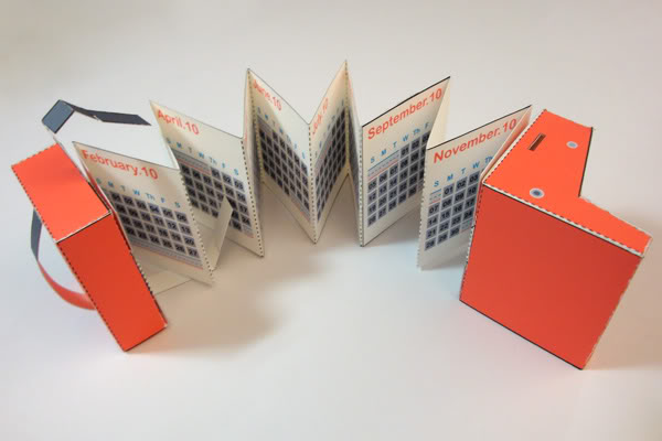 creative calendar design fold out accordion image 2 creative calendar design fold out accordion image 2