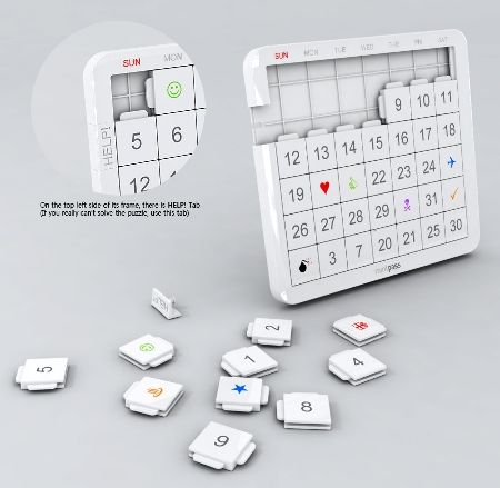 creative calendar design puzzle game image creative calendar design puzzle game image
