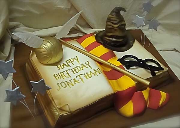 Happy Birthday Nick Cake. Potter Cake happy birthday