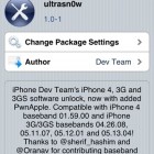 how to unlock iphone 4 ultrasnow 3
