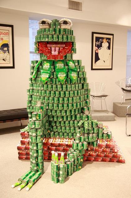 kermit canstruction artwork 2 kermit canstruction artwork 2