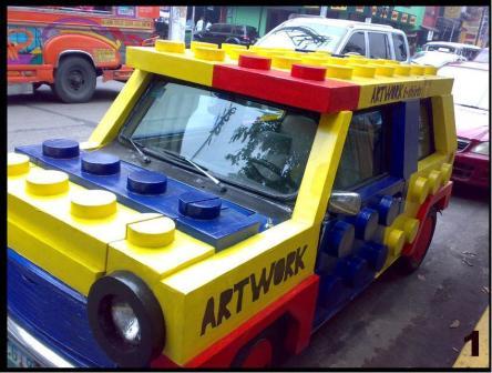 lego car 1 Want to Relive Your Childhood? Drive the Lego Car!